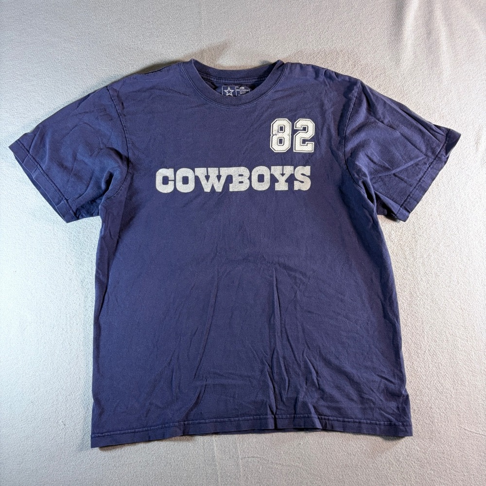 Dallas Cowboys Jason Witten 82 NFL Team Apparel Navy Blue T-Shirt‎ Mens Large
